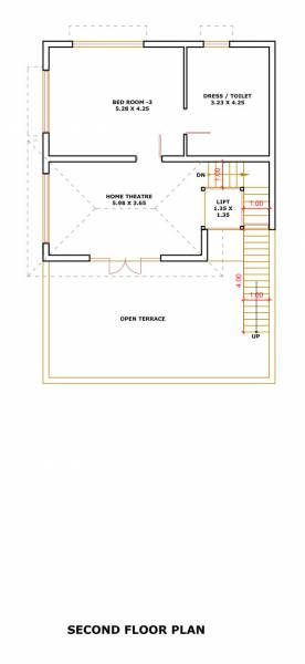  shreedhar-villa Floor Plan Second Floor Plan