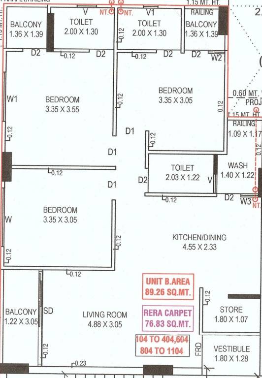  vasant enclave Floor Plan Floor Plan