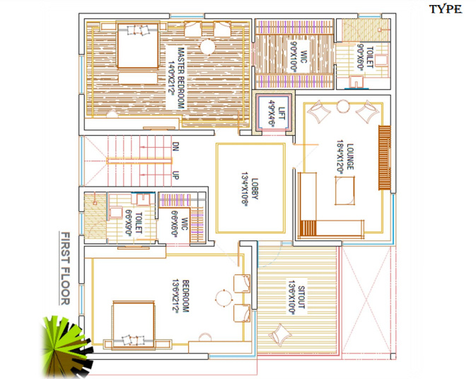 radhey raaga Floor Plan First Floor Plan