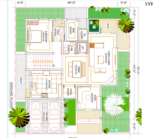 radhey raaga Floor Plan Ground Floor Plan