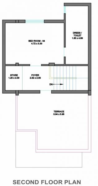  shivalay-gold Floor Plan Second Floor Plan