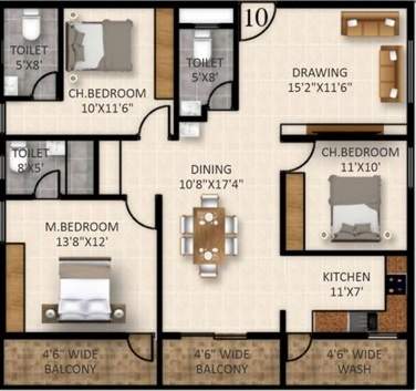  dwaraka Floor Plan Floor Plan