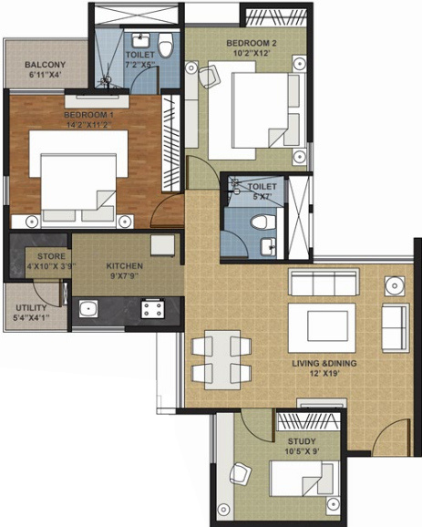  elysium phase 2 tower a and i Floor Plan Floor Plan