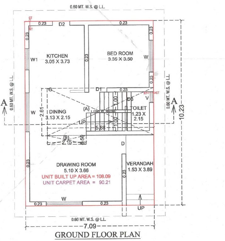  nandanvan Floor Plan Ground Floor Plan