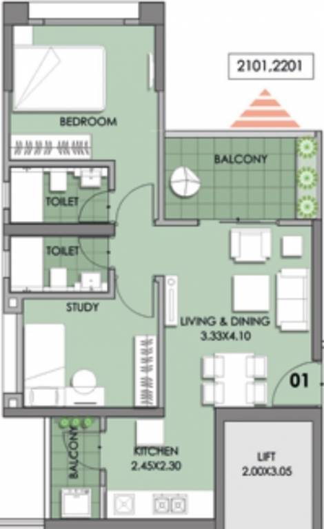  abitante fiore phase 2a Floor Plan Floor Plan
