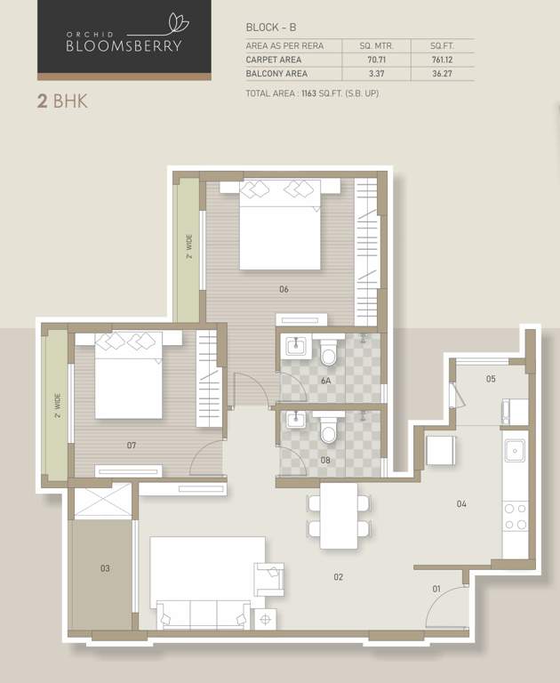  orchid bloomberry Floor Plan Floor Plan