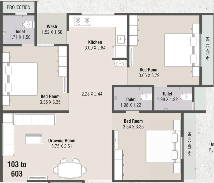  hammash residency block a and c Floor Plan Floor Plan