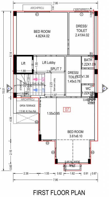  apricity bungalows Floor Plan First Floor Plan