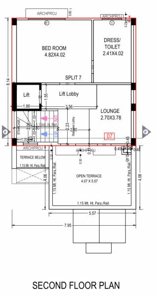  apricity-bungalows Floor Plan Second Floor Plan