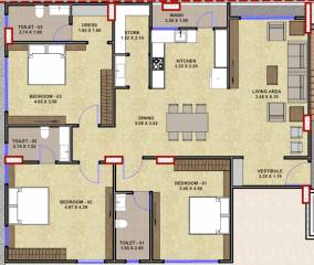  uday-flat Floor Plan Floor Plan