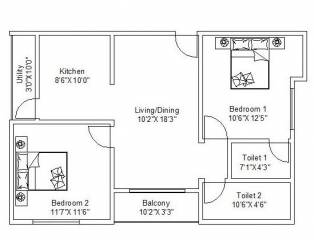 Upper Level Duplex Plan  phoenix Floor Plan Upper Level Duplex Plan