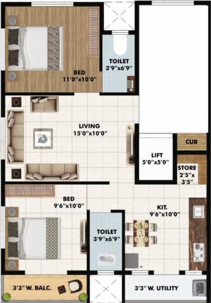  vastushilp-apartment Floor Plan Floor Plan