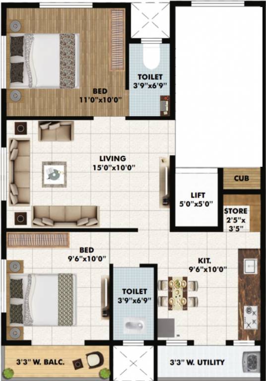  vastushilp apartment Floor Plan Floor Plan
