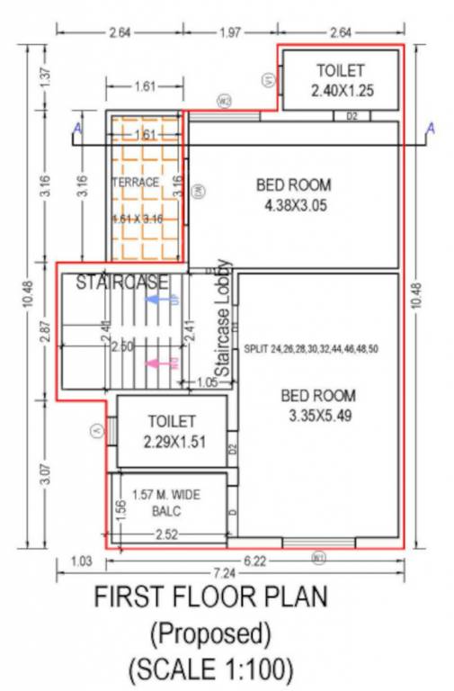  maruti shahi kutir 2 Floor Plan First Floor Plan