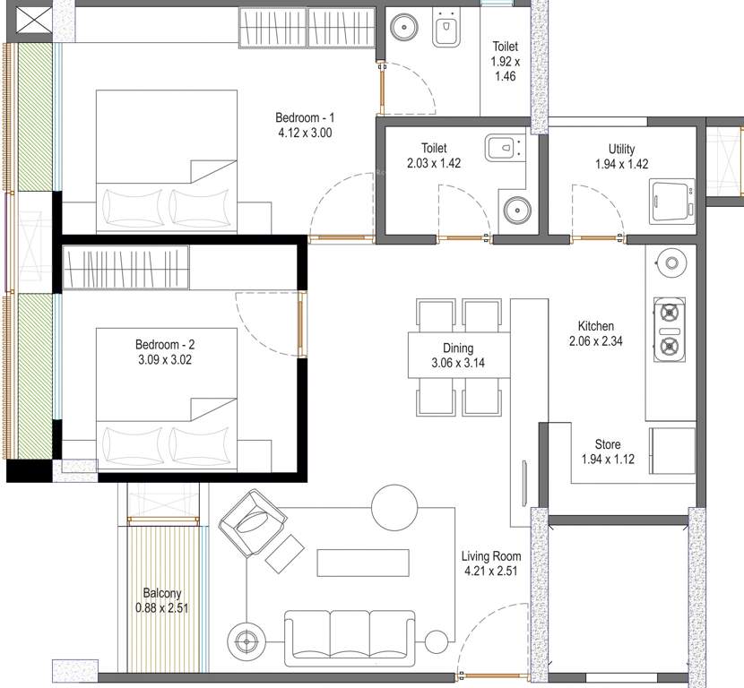  suryansh serenity Floor Plan Floor Plan