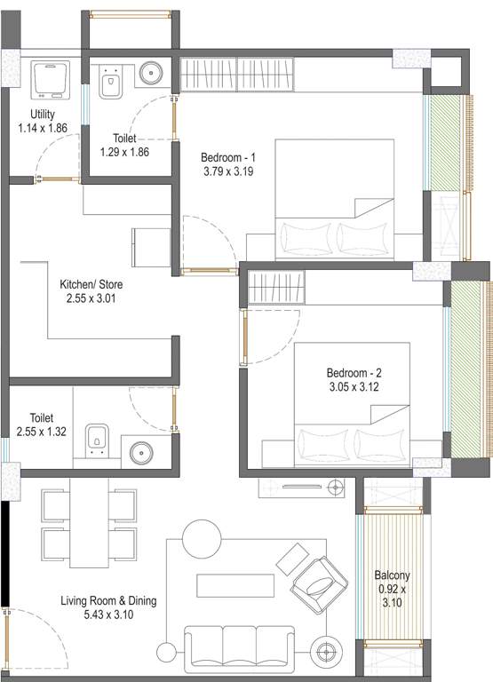  suryansh serenity Floor Plan Floor Plan