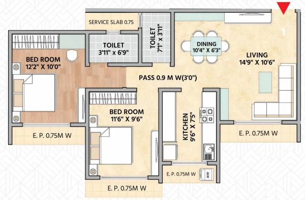  metro-luxuria Floor Plan Floor Plan