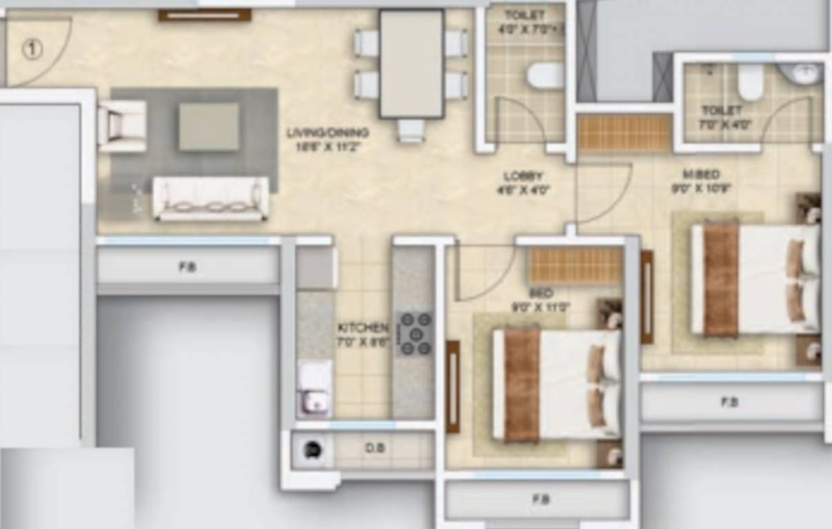 yash platina Floor Plan Floor Plan