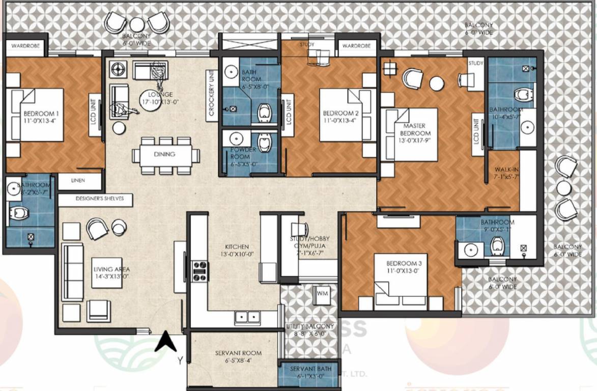 isvaraa nature phase 1 block a Floor Plan Floor Plan