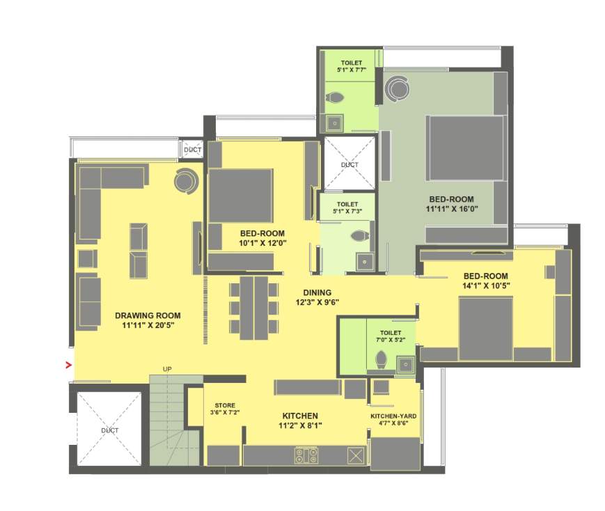  orchid legacy Floor Plan Lower Level Penthouse Plan