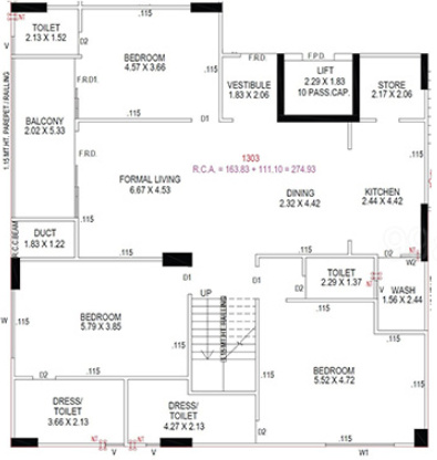 symphony Floor Plan Lower Level Duplex Plan