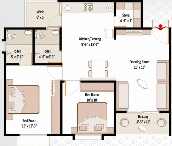  hari-villa-2 Floor Plan Floor Plan