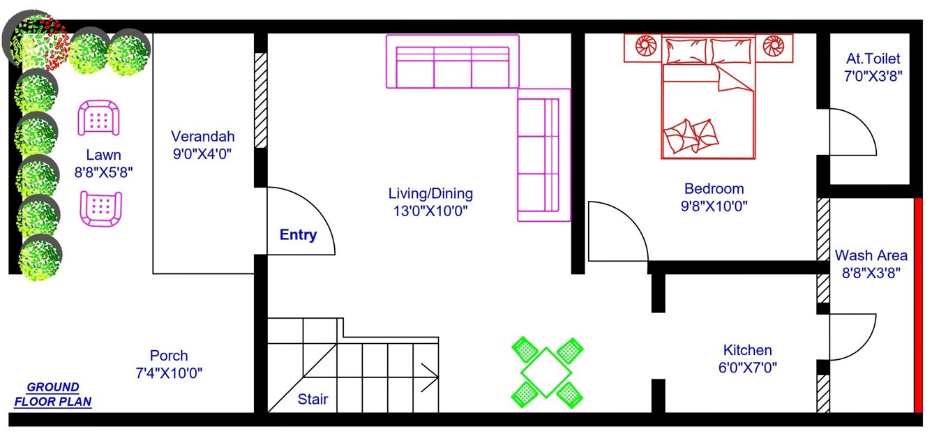 crescent bay Floor Plan Lower Level Duplex Plan