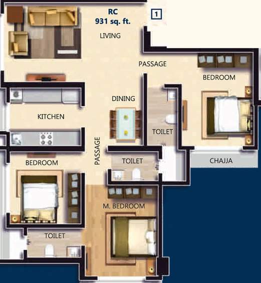  avyukta neelkamal Floor Plan Floor Plan