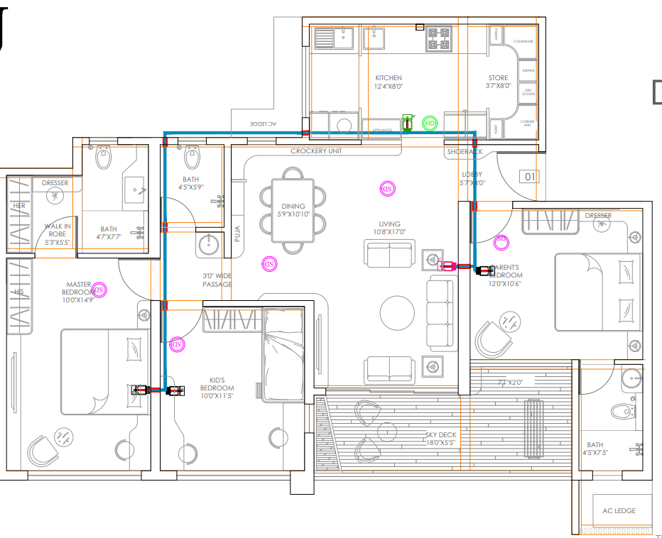 Floor Plan palladio kharadi central Floor Plan Floor Plan