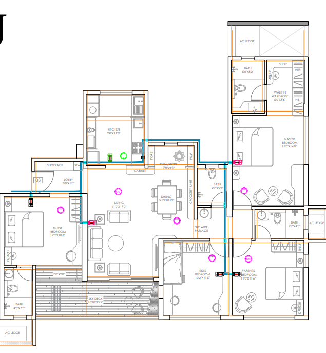 Floor Plan palladio kharadi central Floor Plan Floor Plan