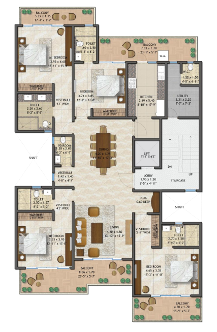 Floor Plan brahma samsara vilasa Floor Plan Floor Plan