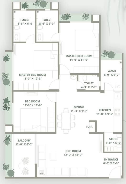  sangam paradise Floor Plan Floor Plan