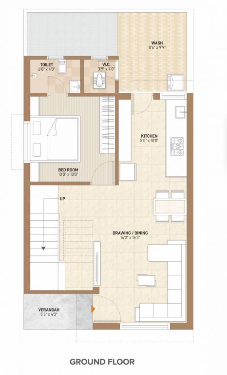  anaya residency Floor Plan Ground Floor Plan