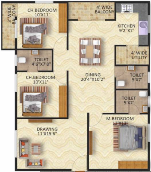 Floor Plan sathvik-signature Floor Plan Floor Plan