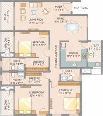 Paranjape Wind Fields (3BHK+3T (1,993 sq ft) 1993 sq ft) Paranjape Wind Fields (3BHK+3T (1,993 sq ft) 1993 sq ft)