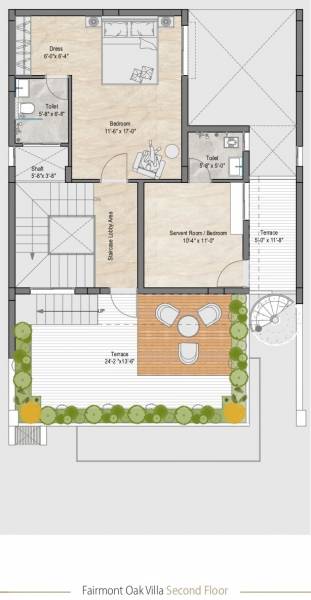  vardhman-fairmont Floor Plan Second Floor Plan