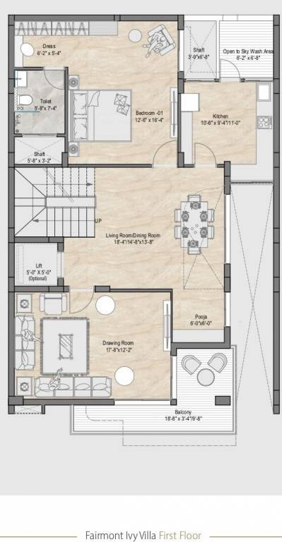  vardhman fairmont Floor Plan First Floor Plan