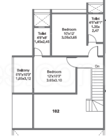  montana Floor Plan Upper Level Duplex Plan