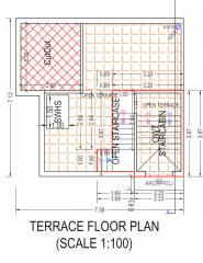 Terrace Floor Plan  keshav-bunglows Floor Plan Terrace Floor Plan