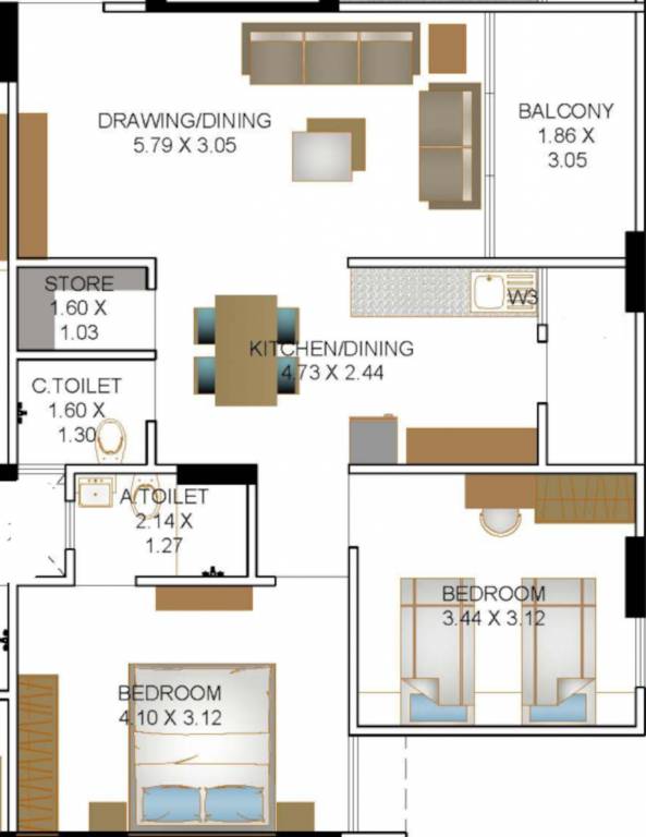  rudra exotica Floor Plan Floor Plan