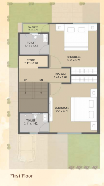  bhavi-bungalows Floor Plan First Floor Plan