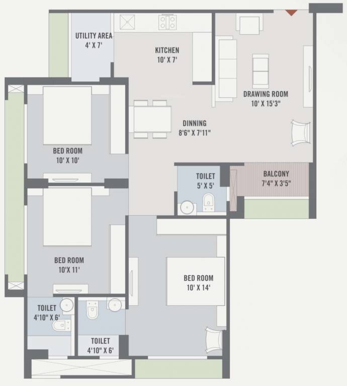  samir appartment Floor Plan Floor Plan