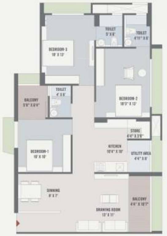  samir appartment Floor Plan Floor Plan