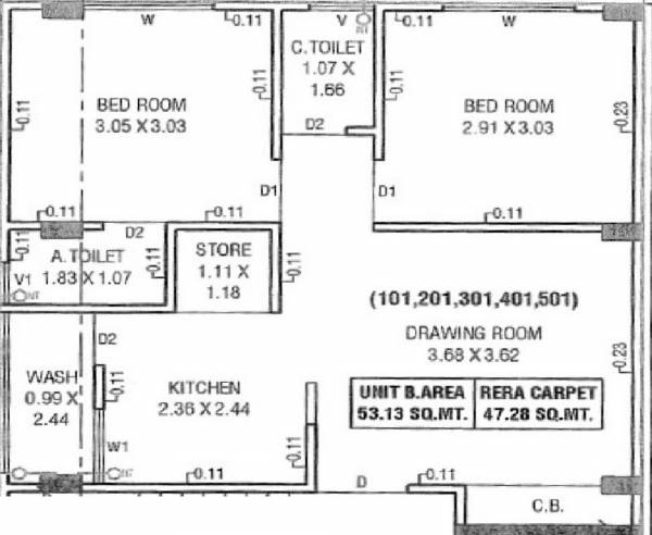  parijaat Floor Plan Floor Plan