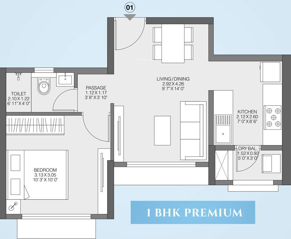  riviera phase 1 Floor Plan Floor Plan