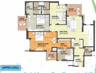  water-lily-phase-5 Floor Plan Upper Level Penthouse Plan