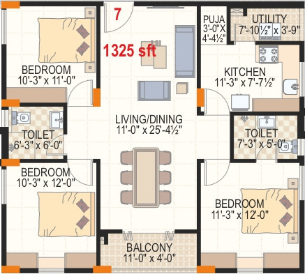  green towers Floor Plan Floor Plan
