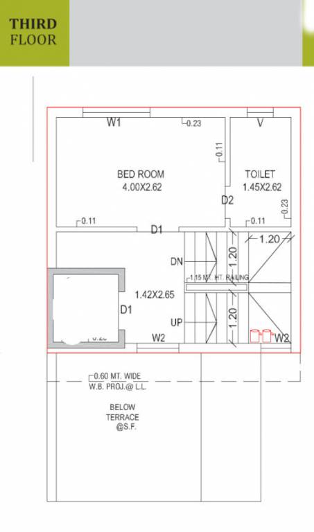  pratham villa Floor Plan Third Floor Plan