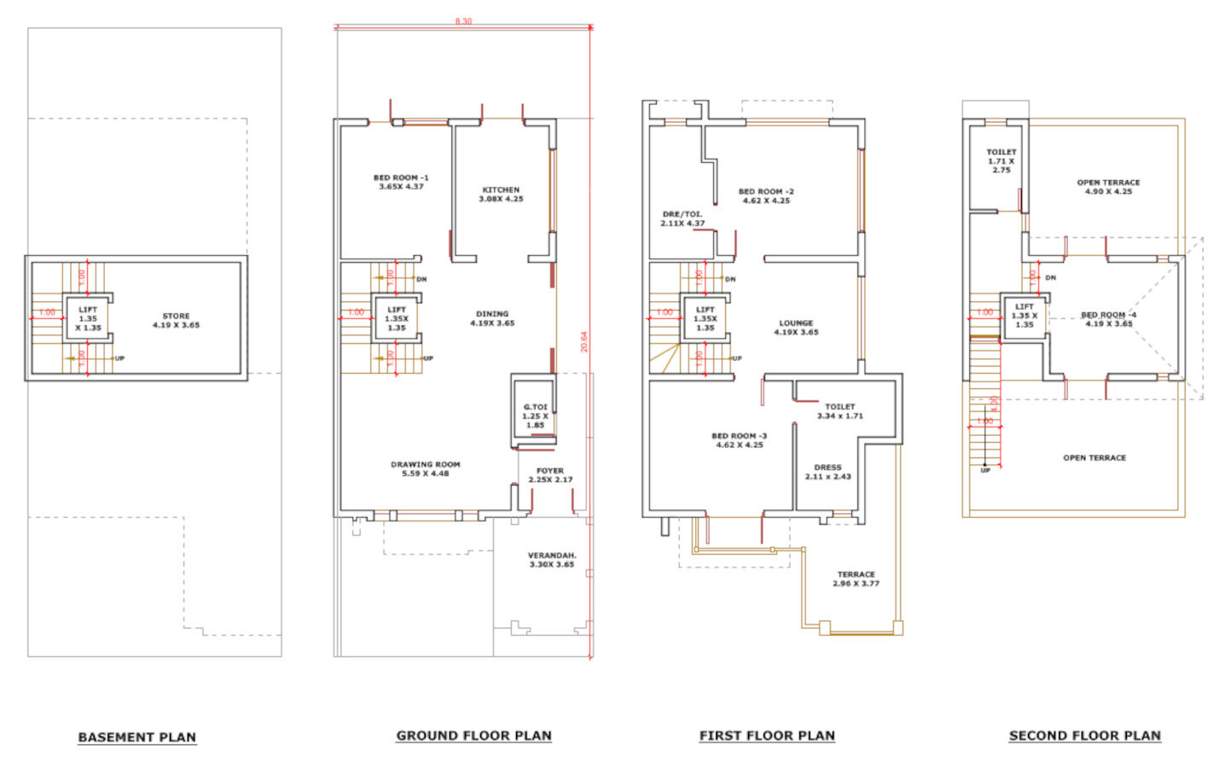 2444 sq ft 4 BHK 4T Villa for Sale in Shreehari Infra Shreedhar Palace