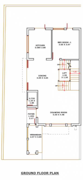  shreedhar palace Floor Plan Ground Floor Plan